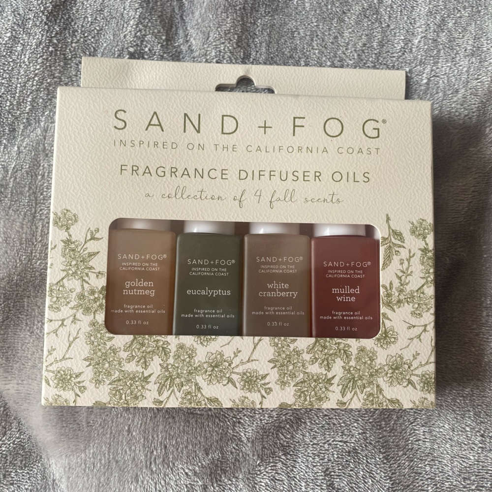 Sand and Fog Holiday Scented Diffuser Oils